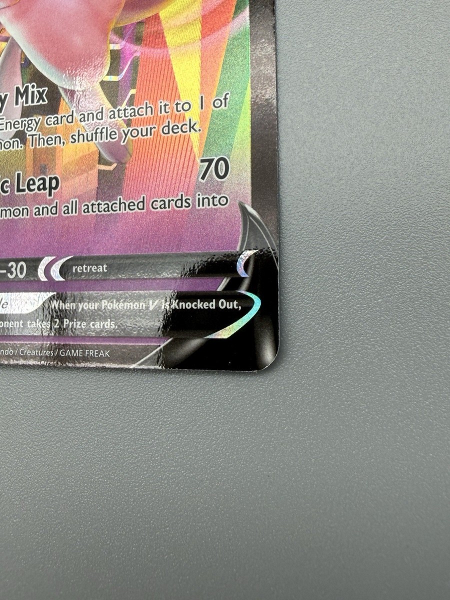 Pokemon TCG Mew V 113/264 Sword & Shield Fusion Strike Ultra Rare Holo Card  | eBay