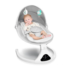 Electric Baby Swing for Infants to Toddler Portable Infant Swing with Remote Co