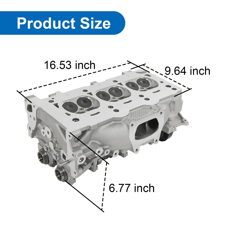 For Dodge Chrysler Jeep 3.6L Cylinder Head Assembly Passenger Side W/ Camshafts Foto 2 de 4