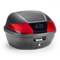 K400N2 - Motorrad-Topcase Kappa Monolock Roter Reflektor 40Lt