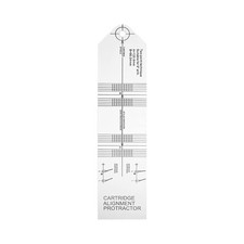 Turntable Cartridge Stylus Alignment Protractor Vinyl Record Calibration Tool...