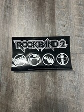 Rock Band 2 Sticker Decal Sheet