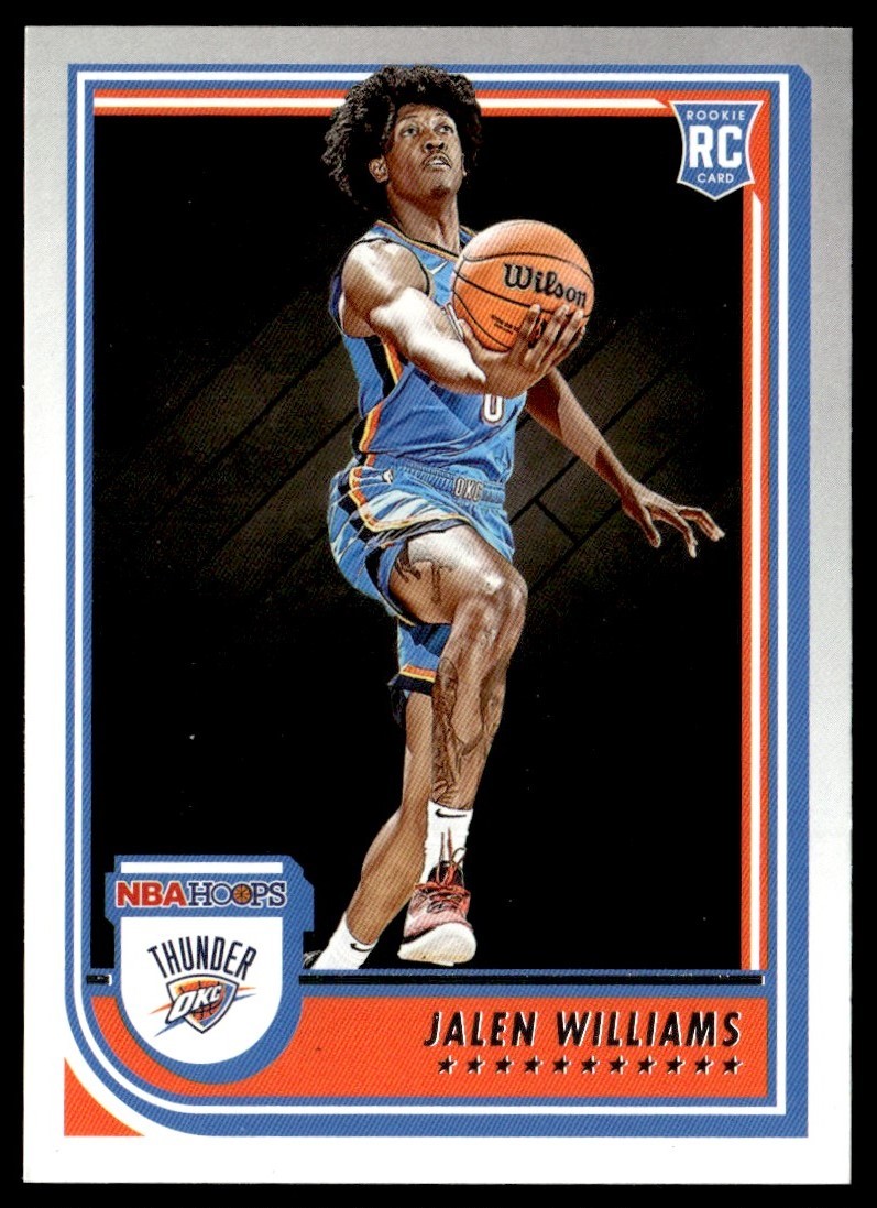 2022-23 Hoops Blue Jalen Williams Oklahoma City Thunder #242