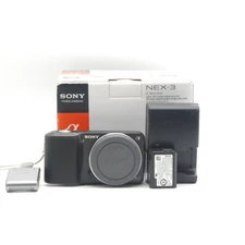 EXC+ Sony Alpha NEX-3 14.2MP Digital Camera - Black (Body Only) + Flash #360