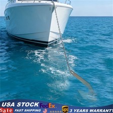 Delta 14 lb 7 kg Style Boat Anchor, Stainless Steel Boats from 20-35 ft 
