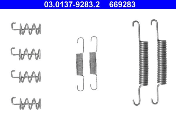 ZubehöRsatz Feststellbremsbacken Hinterachse FüR Volvo S60 I S80 II V70 XC70-image