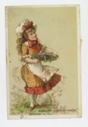 Mr Fancy Cancel Niagara Corn Starch Vintage Ad Card #2015