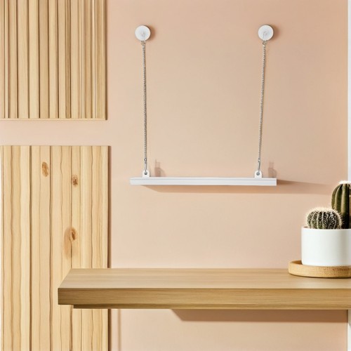 Set 12 cornici da appendere per poster con ganci e catene - attacco per strisce foto - Foto 12 di 12