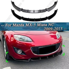 Front Splitter Lip & Bumper Guard Kit for Mazda MX-5 Miata NC Facelift 2009–2015