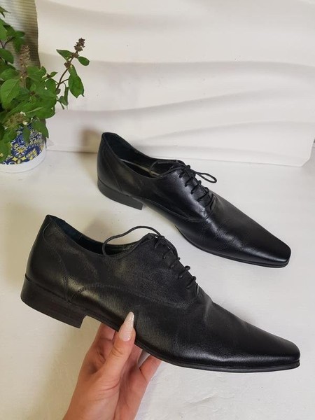Men ZARA Heels Black 44