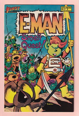 E-Man #17 : NM- : ''Smelt Quest!'' : First Comics