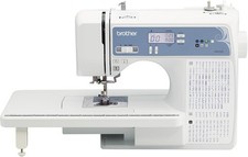 Brother Sewing and Quilting Machine, Computerized, 165 Built-in White 
