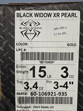 Hammer Black Widow Xr Pearl Very Rare Overseas Release 15lbs
