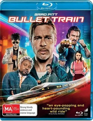 Bullet Train Blu-ray | Brad Pitt | Region B & C