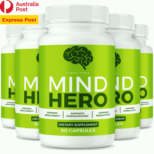 (5 Pack) Mind Hero Brain Supplement - Mindhero Brain Health and Memory Support - Picture 2 of 12