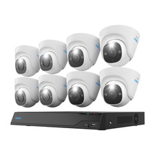 Security Camera System, Reolink 16 Channel, 8 4K+ Wired Dome Camera 4TB NVR
