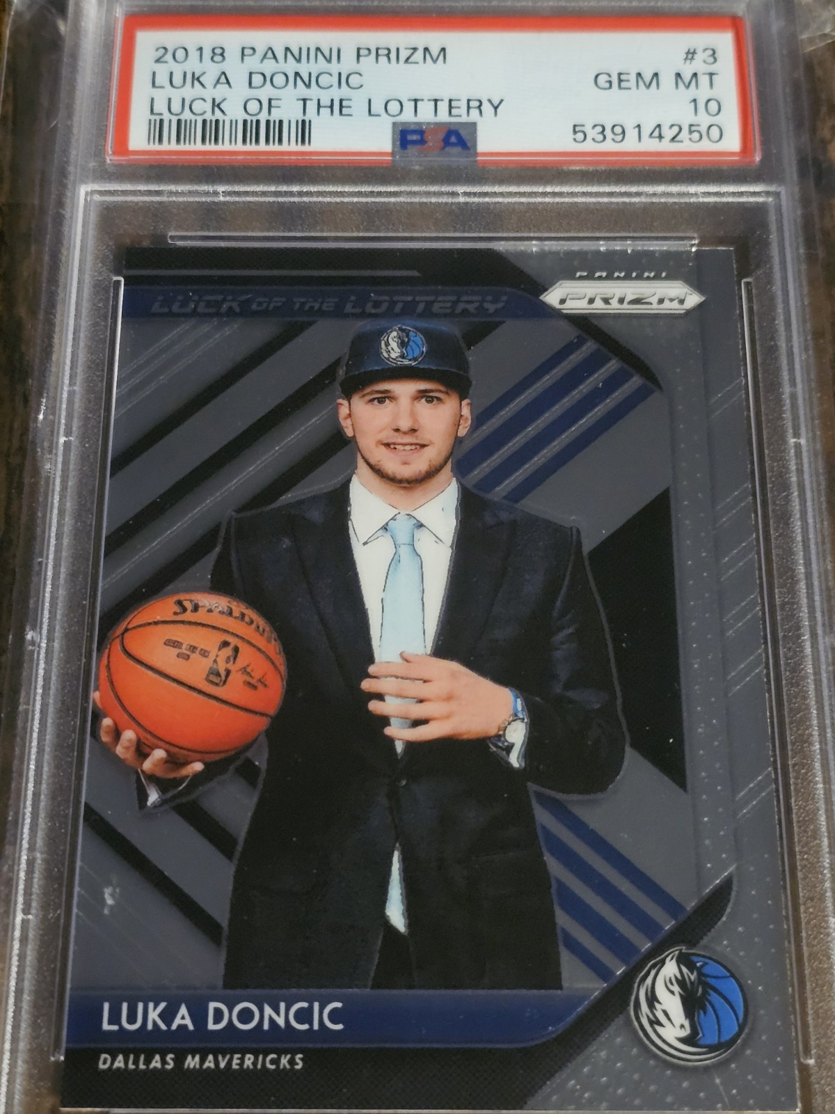 2018-19 Panini Prizm Luka Doncic Luck of the Lottery Rookie PSA 10 RC 🔥📈🔥