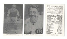 1921 Oxford Confectionery (E253) Reprints - CHICAGO WHITE SOX Team Set