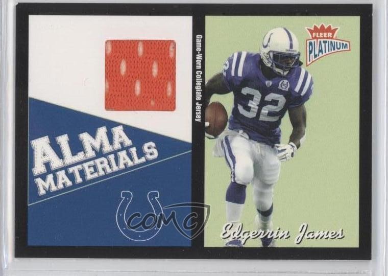 2003 Fleer Platinum Alma Materials Edgerrin James #AM-EJ HOF 0v6