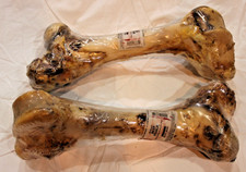 2 Huge 17โ Beef Femur Bones All Natural Made in USA 4 LB each Aggressive Chewers