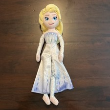 DisneyStore Plush Elsa The Snow Queen FROZEN 2 Doll Toy Lovey