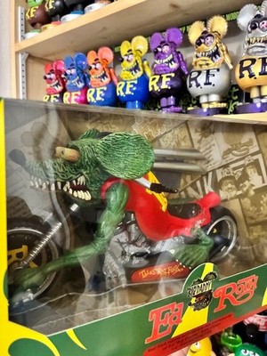 boxed/rat fink/rat fink/motorcycle/figure/statue #4706e6 | eBay