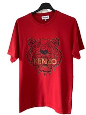KENZO Icon Tiger Tee Red Men’s Medium red chest 38”