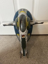 Star Wars 2001 Jango Fett Slave 1 Ship Hasbro For 3.75&rdquo; Figures