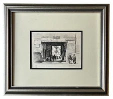 Samuel Chamberlain 7/50 Porte du Vieux Pont Sospel France 1928 Drypoint Etching