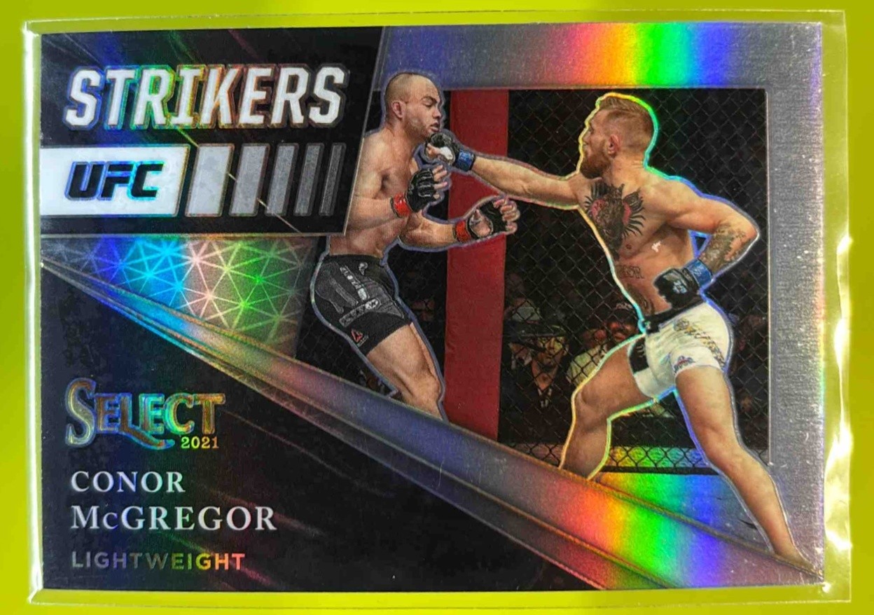 2021 Panini Select UFC Conor McGregor Strikers Silver Prizms #8