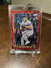 Topps Chrome Update 2025 Justin Hagenman Red Lava Rookie 1/5 #USC61 Mets 