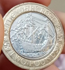 2011 MARY ROSE £2 Two pound Coin. #K72&73