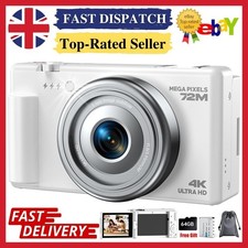 4K 72MP Autofocus Digital Camera Video for Photography 2.8