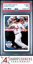 2010 TOPPS UPDATE #US200 ALBERT PUJOLS CARDINALS POP 4 PSA 9