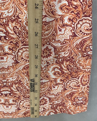 TITLE NINE Double Dare Dress Red Orange Paisley Size Large Sleeveless Athleisure - Picture 9 of 10