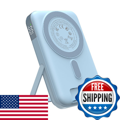 JUOVI Magnetic Power Bank 10,000mAh Wireless Portable Charger, 22.5W Battery Pac