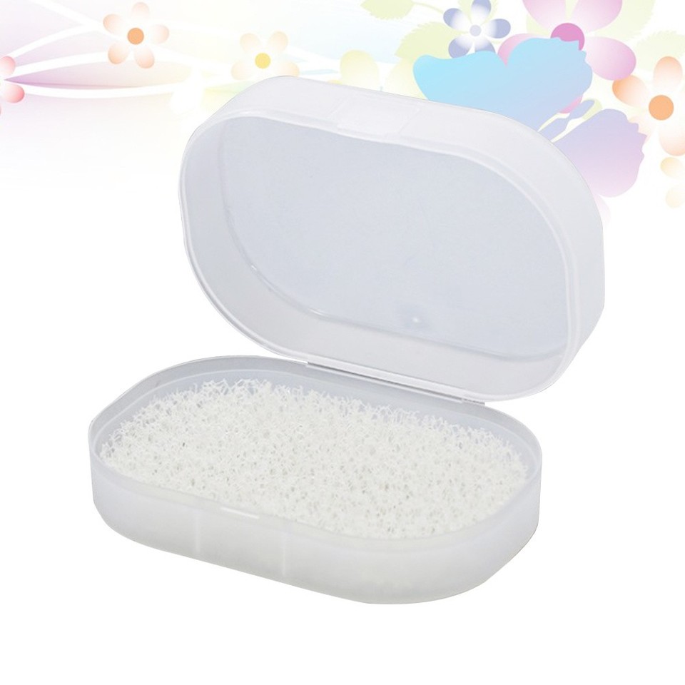 2 Pcs Home Soap Case Sponge Holder for Kitchen Sink Bathroom Container ...