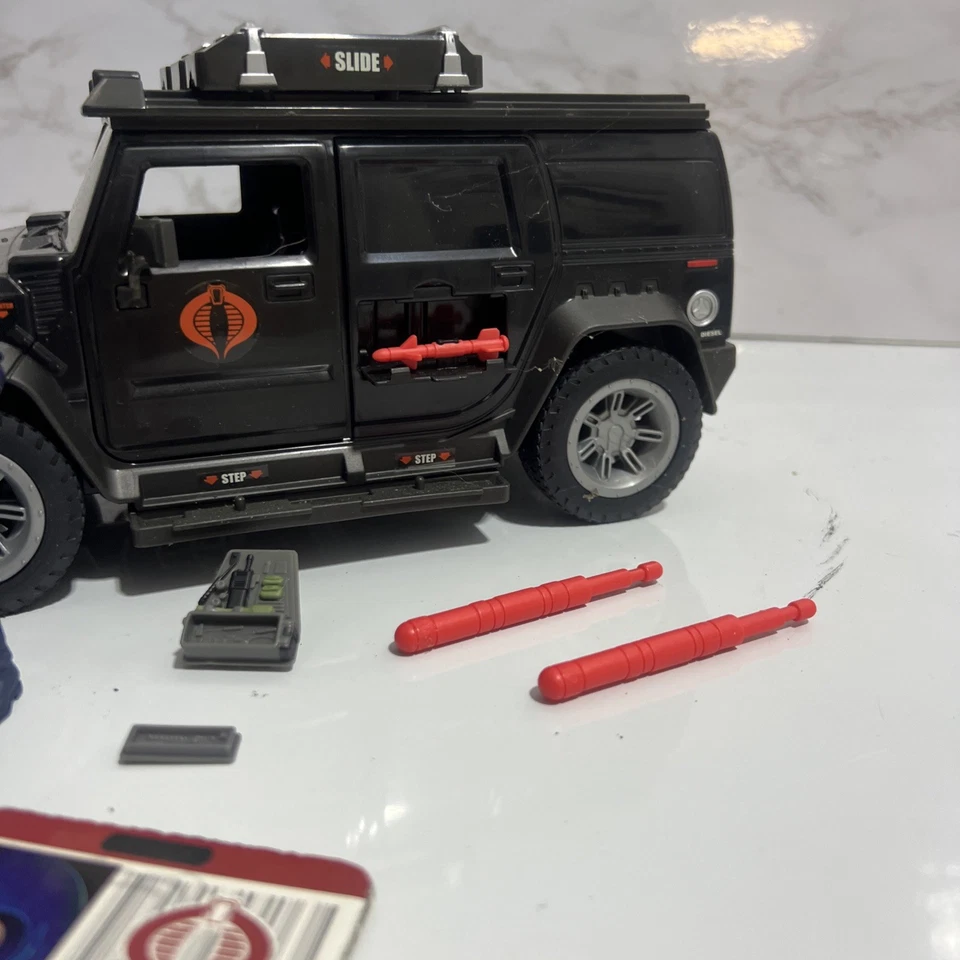 GI JOE 2009 COMPLETE STEEL CRUSHER APV COBRA HUMMER SWAT HUMVEE & Nitro Viper - Image 3 of 4