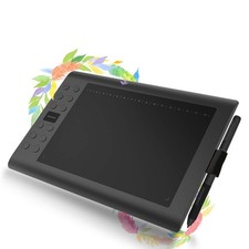 Drawing Tablet GAOMON M106K PRO 10 x 6.25 inches Large 10 6.25 inches, Black