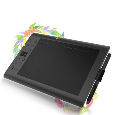 Drawing Tablet GAOMON M106K PRO 10 x 6.25 inches Large 10*6.25 inches, Black 