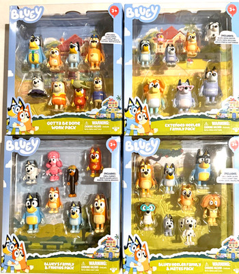 Bluey s Family & Friends 8 Pack Sets  Figures YOU PICK and CHOOSE Bluey Toy