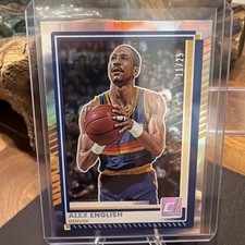 2025-26 Panini Donruss Basketball Alex English #158 Cloud /25 Nuggets