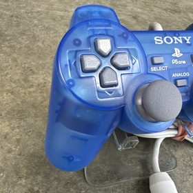 OEM Sony PlayStation PS One PS1 Island Blue DualShock Analog Controller