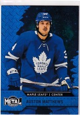 20/21 UD METAL UNIVERSE AUSTON MATTHEWS BLUE BASE PARALLEL #34