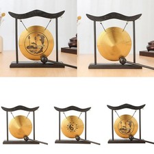 Elegant Chinese Desktop Gong for Spiritual Healing and Home Decoration