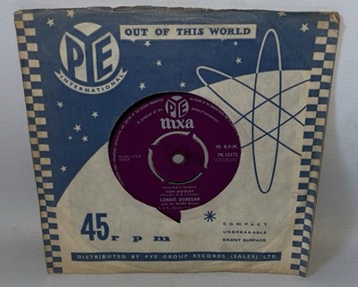Lonnie Donegan   Tom Dooley - 1958 Vinyl 7'' Single - Pye Nixa 7N.15172