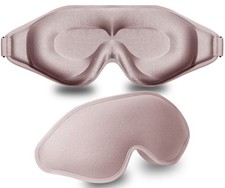 Sleep Mask, 3D Deep Contoured Eye Covers for 1 Count Pack of 1 , Pink