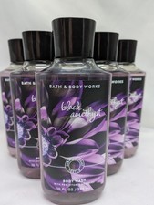 Qty 6 New Bath Body Works BLACK AMETHYST Body Wash 10 FL OZ