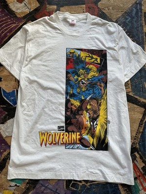 Vintage 1995 Wolverine Sabertooth Comic Image T Sz XL