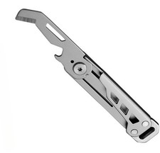440 Stainless Steel EDC Multi Tool Hook Pry Bar Compact Durable
